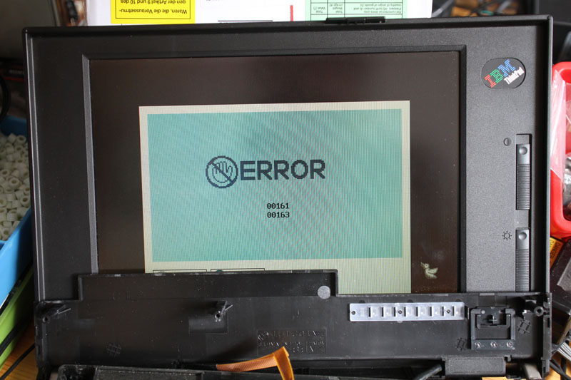 IBM thinkpad 2610 circuitbent screenshot