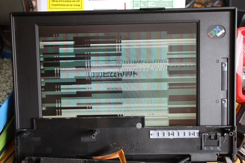 IBM thinkpad 2610 circuitbent screenshot